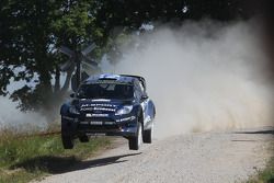 Mikko Hirvonen et Jarmo Lehtinen, M-Sport Ford Fiesta WRC