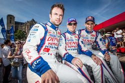 Nicolas Lapierre, Anthony Davidson and Sébastien Buemi