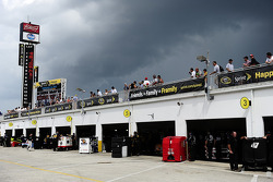 Daytona Beach, FL - Jul 03, 2014: The NASCAR Sprint Cup Series teams take to the track to practice for the