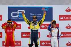 Podium: race winner Felipe Nasr, second place Stefano Coletti, third place Johnny Cecotto