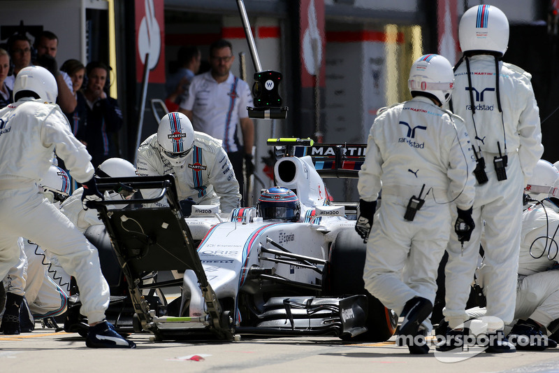 Valtteri Bottas, Williams F1 Team durante un pitstop