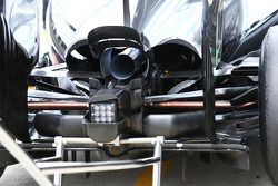 Mercedes AMG F1 W05 rear diffuser detail