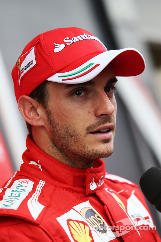 Jules Bianchi, Ferrari, pilota collaudatore con i giornalisti