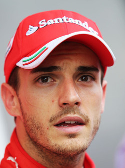 Jules Bianchi, Ferrari Test Driver with the media