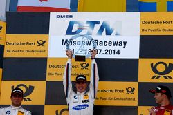 Podium, Winner Maxime Martin, BMW Team RMG BMW M4 DTM