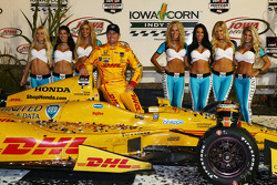 Race winner Ryan Hunter-Reay, Andretti Autosport Honda
