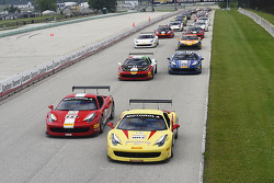 Start: Emmanuel Anassis and Doug Peterson lead the field