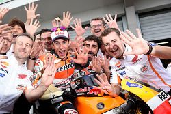 Il vincitore della gara Marc Marquez, pilota del Repsol Honda Team HRC