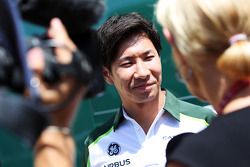 Kamui Kobayashi, Caterham with the media
