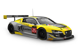 #25 Saintéloc Racing Audi R8 LMS ultra: Jean-Paul Buffin, Claude-Yves Gosselin, Philippe Haezebrouck, Marc Rostan