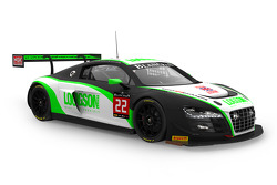 #22 Team Parker Racing Audi R8 LMS ultra: Ian Loggie, Leonid Machitski, Carl Rosenblad, Julian Westwood