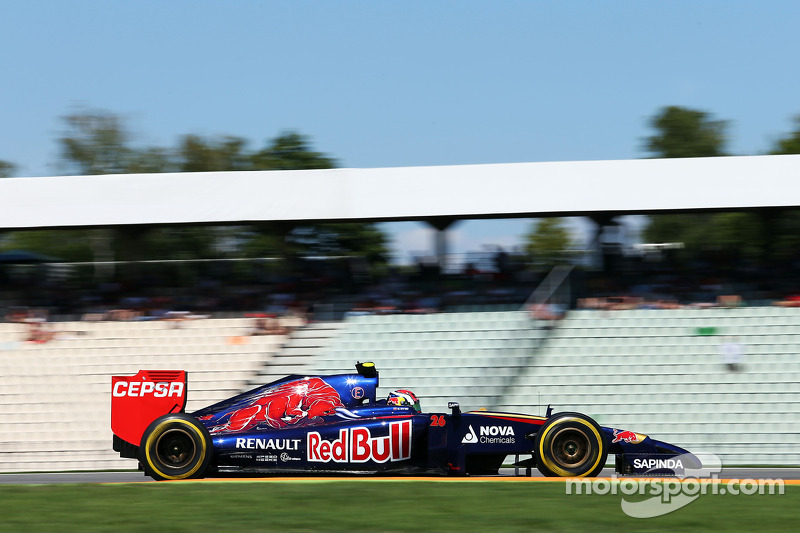 2014 год. За рулем Toro Rosso STR9 на одной из пятничных тренировок