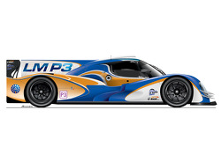 An artist rendering of the LM P3 class car