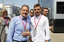 (L to R): Jos Verstappen, with his son Max Verstappen