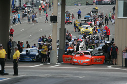 Pro Stock staging lanes at Bandimere Speedway