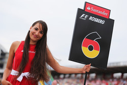 A grid girl