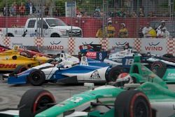Crash in turn three that caused a red flag