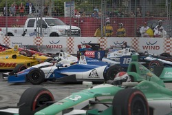 Crash in turn three that caused a red flag
