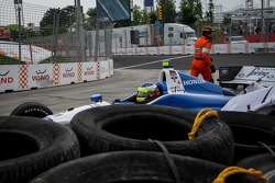 Carlos Huertas, Dale Coyne Racing Honda crashes