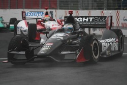Luca Fillipi, Rahal Letterman Lanigan Racing Honda in the fog