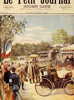 Front page of 'Petit Journal' newspaper, dated 5 August 1894, featuring