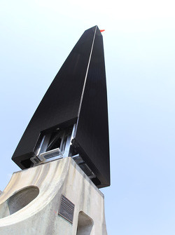 The new scoring pylon at Indianapolis Motor Speedway
