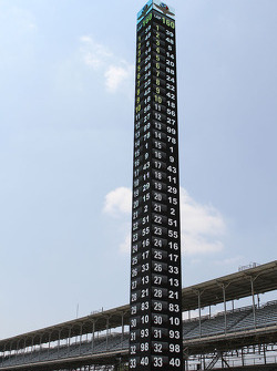 The new scoring pylon at Indianapolis Motor Speedway