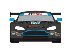 Nieuwe livery op de #007 TRG-AMR Aston Martin V12 Vantage