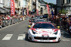 #42 Sport Garage Ferrari 458 Italia: Gilles Vannelet, Lorenzo Bontempelli, Beniamino Caccia, Maxime Van Hove