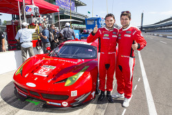 GTLM polesitters Giancarlo Fisichella and Pierre Kaffer