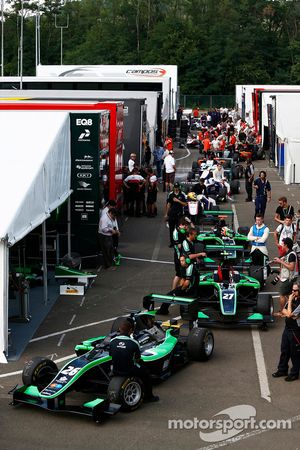 The GP3 paddock