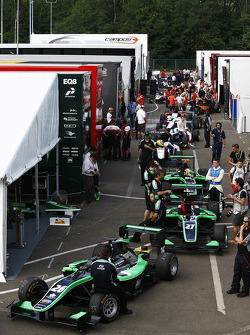 The GP3 paddock