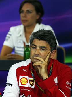 Marco Mattiacci, Ferrari Team Principal in the FIA Press Conference