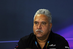 Dr. Vijay Mallya, Sahara Force India F1 Team Owner in the FIA Press Conference