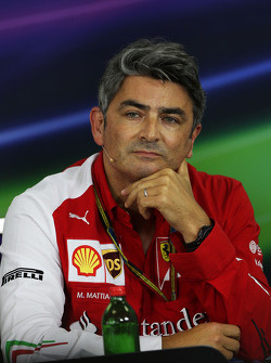 Marco Mattiacci, Ferrari Team Principal in the FIA Press Conference