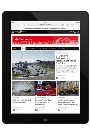 Preview of the Motorsport.com Generation 5 website