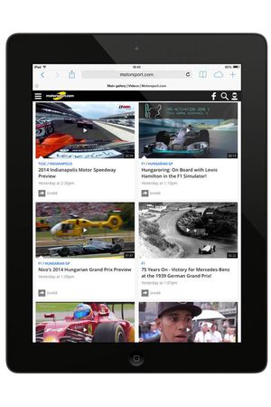 Preview of the Motorsport.com Generation 5 website