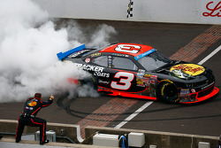 Ty Dillon celebrates