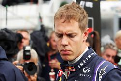 Sebastian Vettel, Red Bull Racing on the grid.