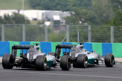 Lewis Hamilton, Mercedes AMG F1 Team and Nico Rosberg, Mercedes AMG F1 Team