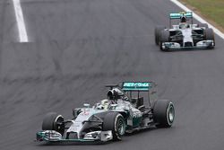 Lewis Hamilton, Mercedes AMG F1 Team and Nico Rosberg, Mercedes AMG F1 Team