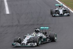 Lewis Hamilton, Mercedes AMG F1 Team e Nico Rosberg, Mercedes AMG F1 Team