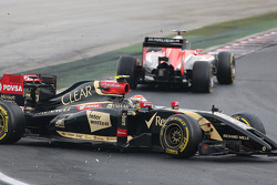 Pastor Maldonado, Lotus F1 Team and Jules Bianchi, Marussia F1 Team