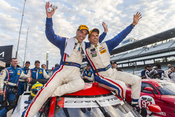 Race winners Joao Barbosa and Christian Fittipaldi