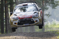 Mads Ostberg and Jonas Andersson, Citroën DS3 WRC, Citroën Total Abu Dhabi World Rally Team