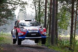 Robert Kubica and Maciek Szczepaniak, Ford Fiesta WRC