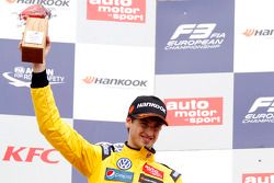 Podium: second place Antonio Giovinazzi