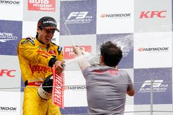 Podium: second place Antonio Giovinazzi