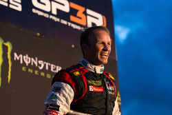 Winner Petter Solberg celebrates