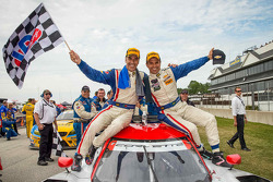 Race winners Joao Barbosa and Christian Fittipaldi